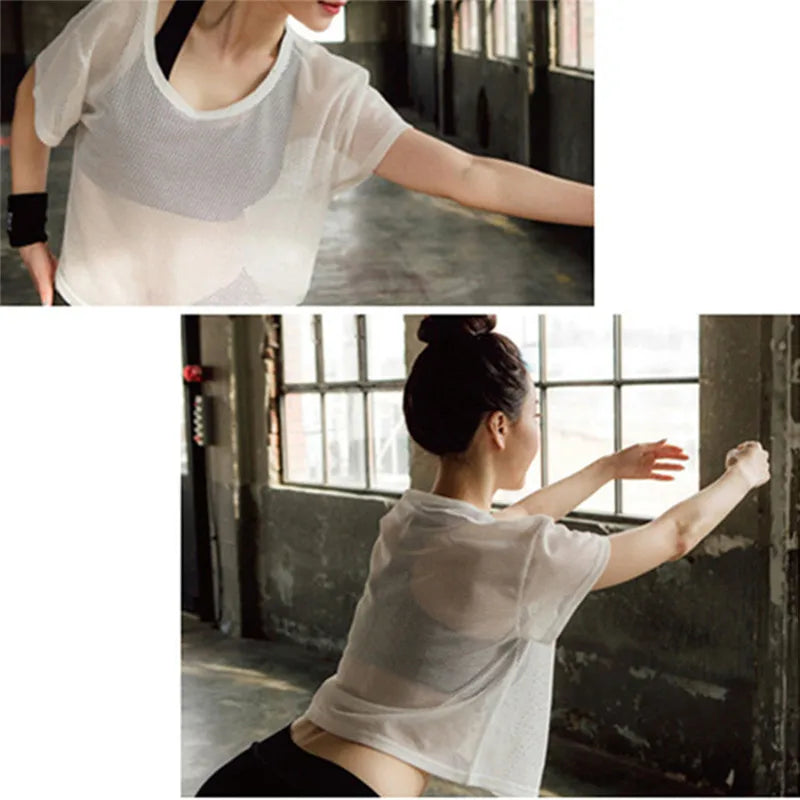 Mesh Yoga Shirt